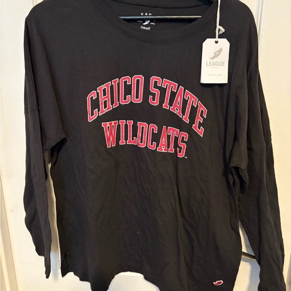 League Black Chico State Crew Neck Shirt - Picture 1 of 3